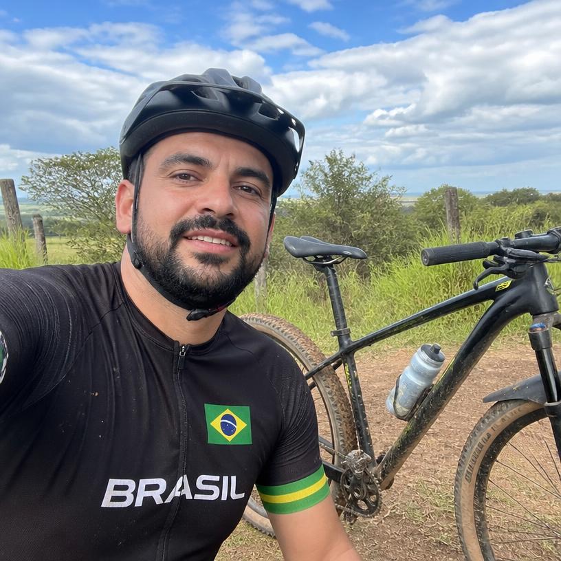 Foto de Bruno Ricardo, com o rosto desfocado